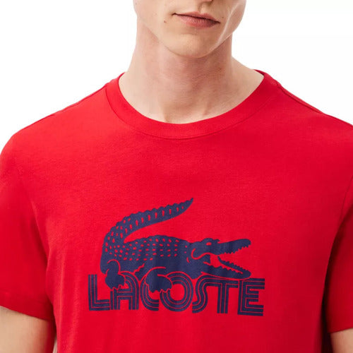 T-shirt Lacoste rouge
