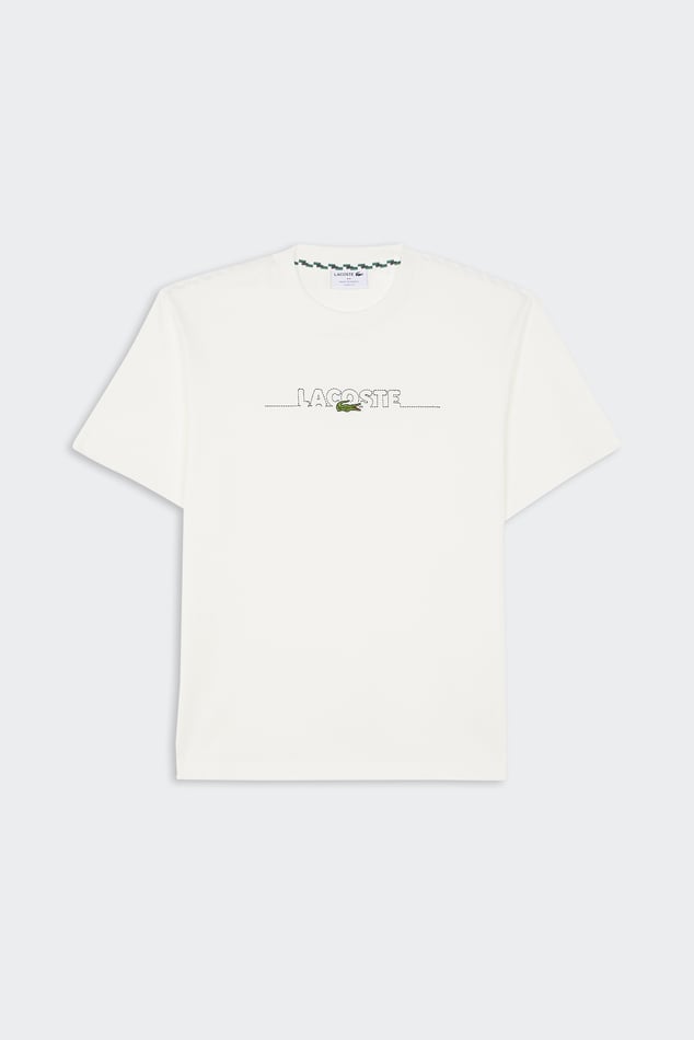 T-shirt Homme Lacoste LOOSE FIT COTON ÉPAIS IMPRIMÉ