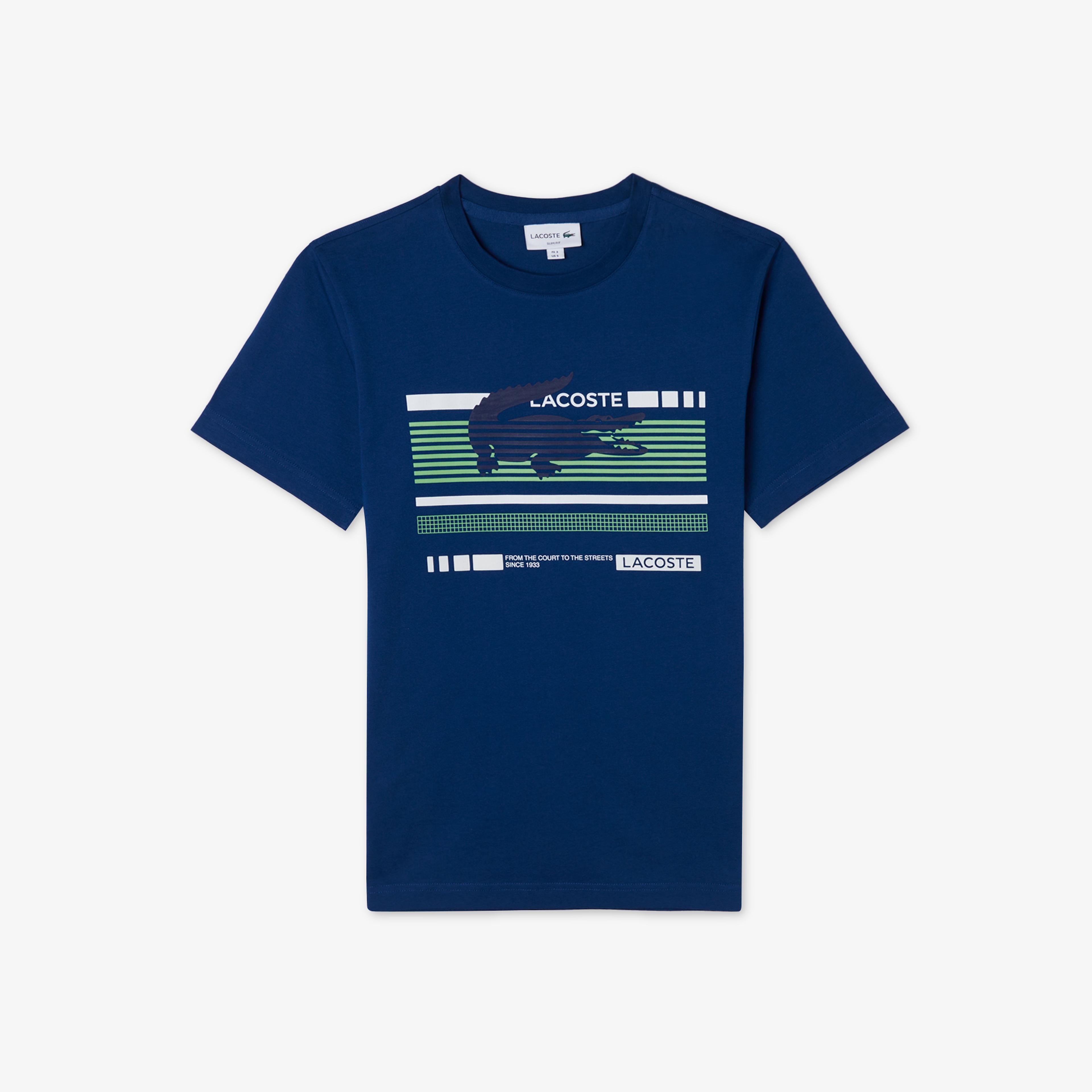 T-shirt Lacoste bleu marine