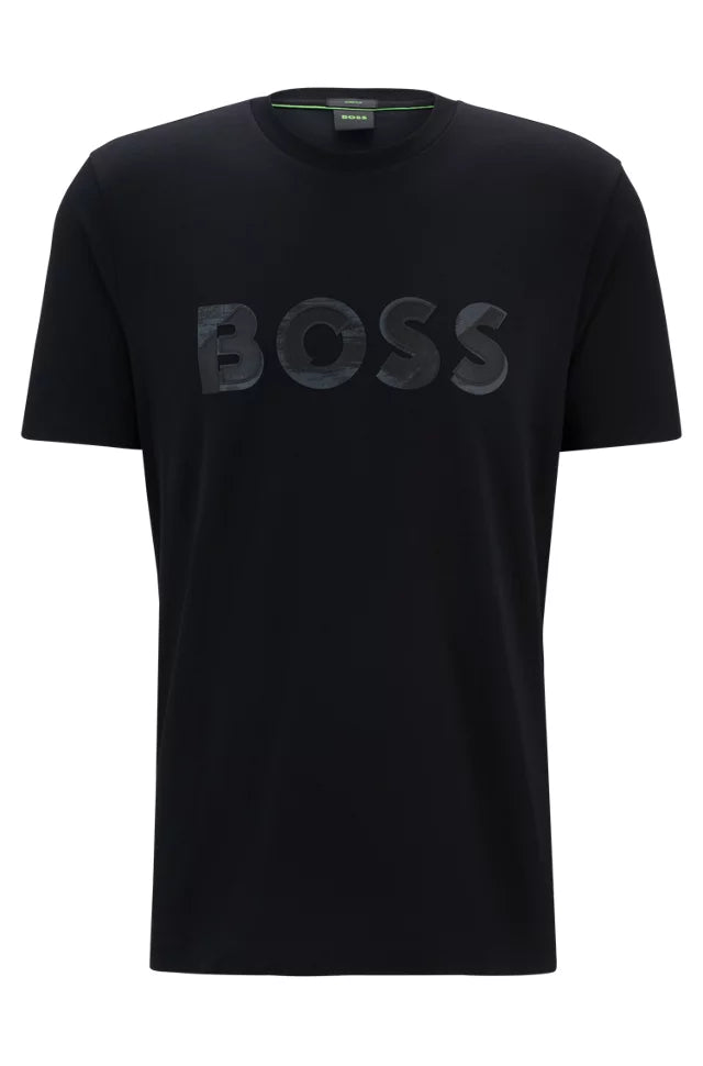 T-shirt col rond hugo boss noir
