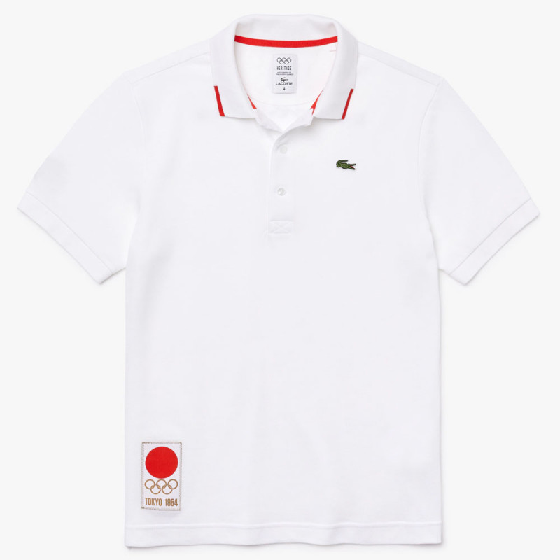 Polo Lacoste jeux olympiques HéritageTokyo