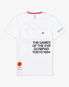 T-shirt Lacoste homme de la collection Heritage des Jeux Olympiques  de Tokyo 1964
