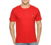 T-shirt col Henley boutonné Coupe régulière coton pima uni