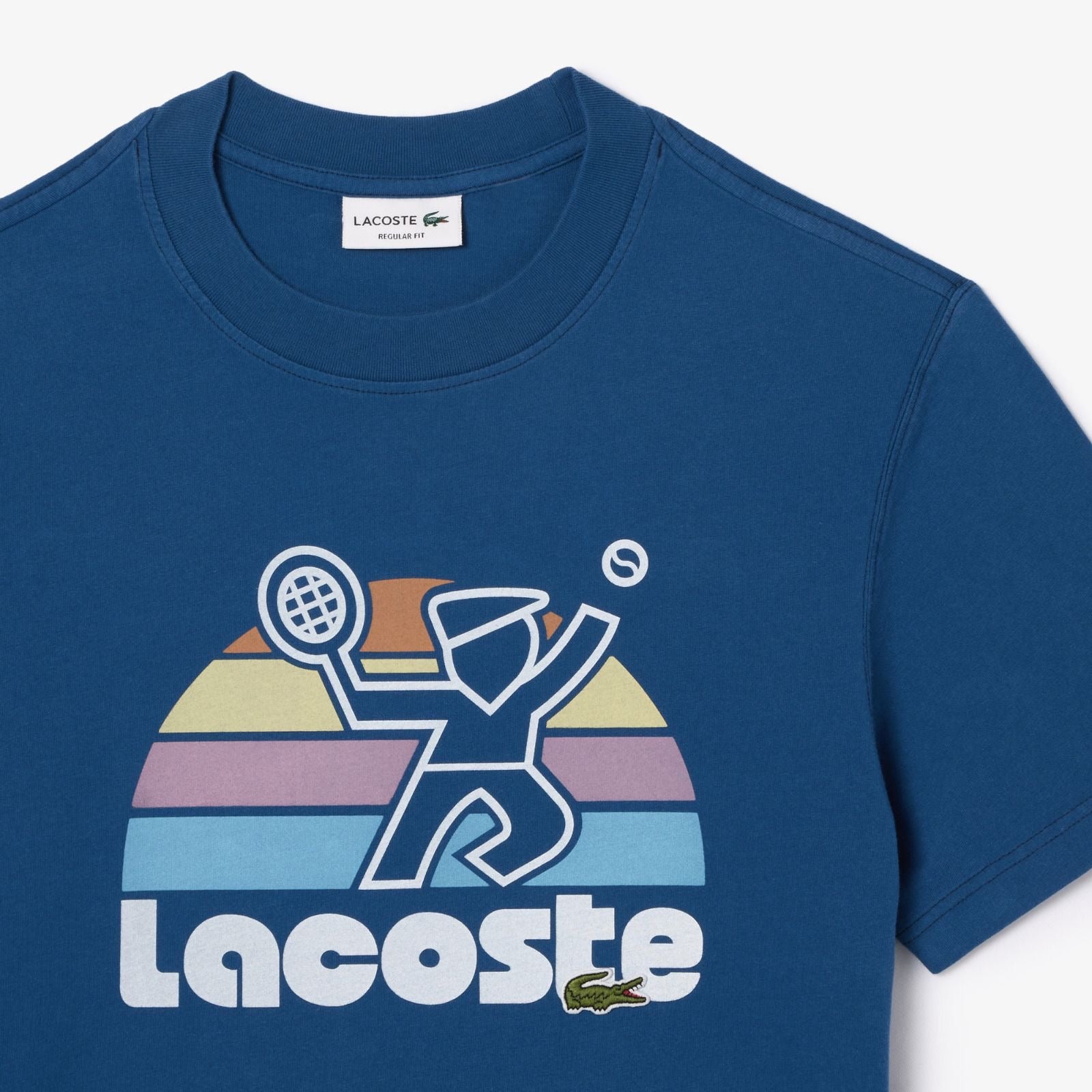 T-shirt Lacoste bleu