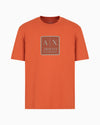 T-SHIRT AX COUPE CLASSIQUE EN COTON AVEC MAXI PATCH LOGO ASV