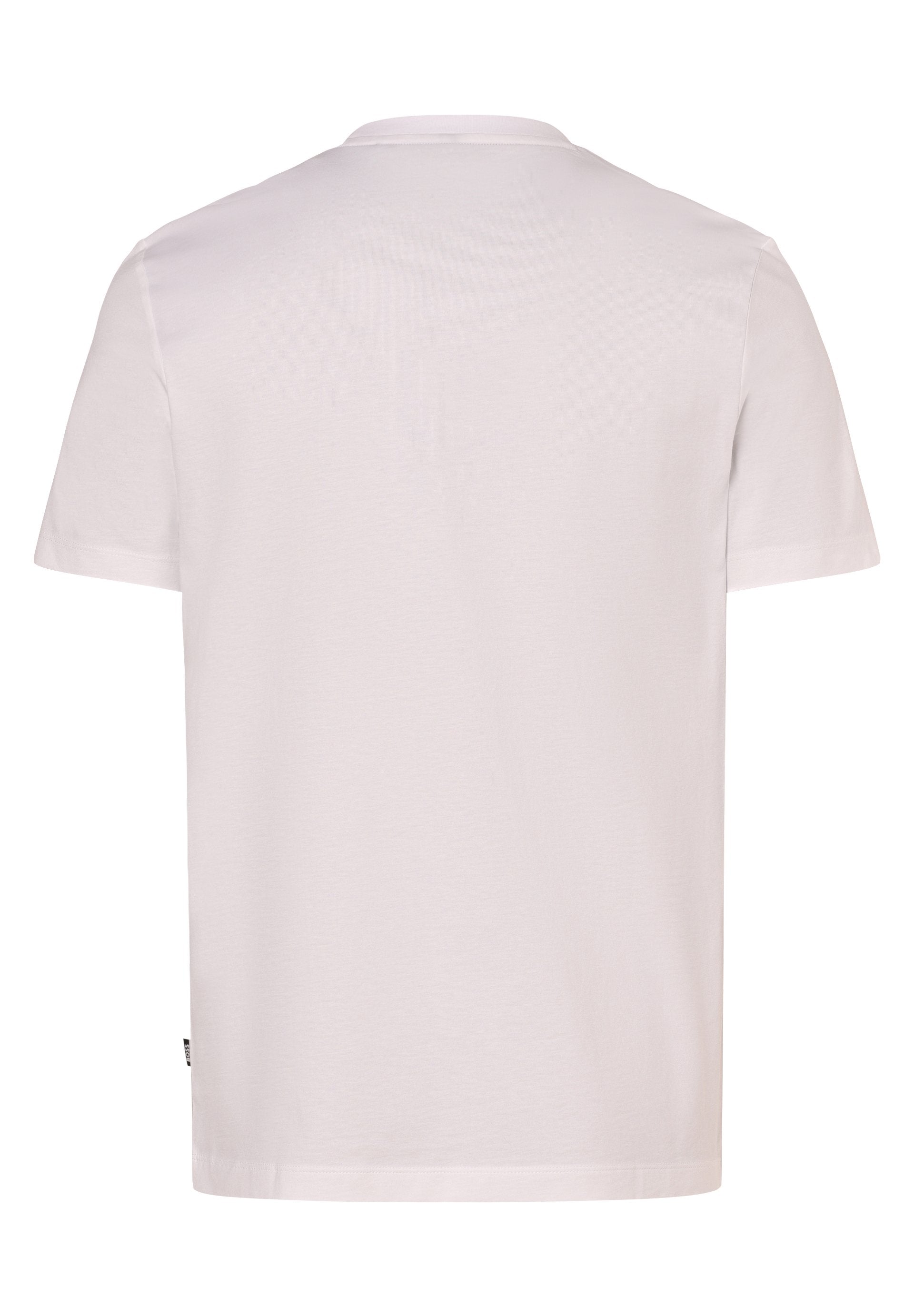 T-SHIRT BOSS EN COTON STRETCH À LOGO ARTISTIQUE CONTRASTANT