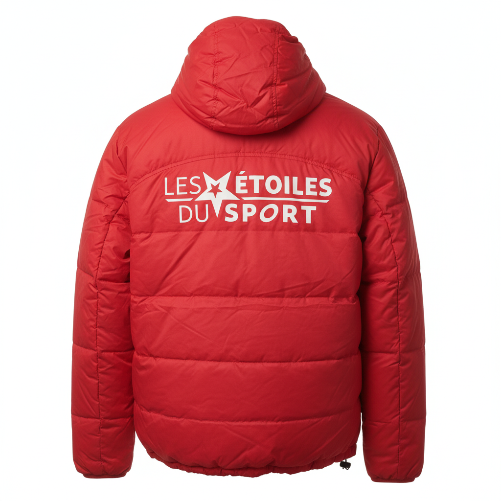 doudoune lacoste les etoiles du sport en collaboration avec la française des jeux & la plagne