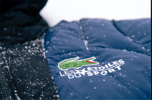 doudoune lacoste les etoiles du sport en collaboration avec la française des jeux