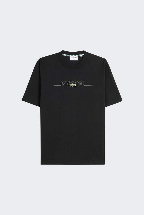 T-shirt Homme Lacoste LOOSE FIT COTON ÉPAIS IMPRIMÉ