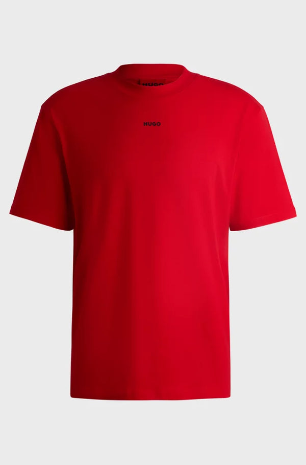 T-shirt col rond hugo boss rouge