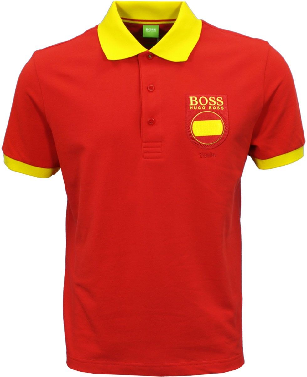 Polo Boss avec drapeau Paddy Espagne édition limitée