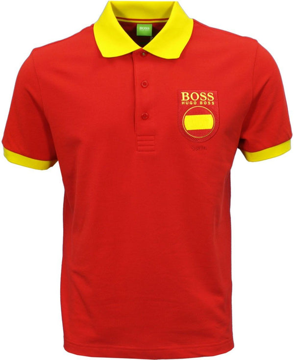 Polo Boss avec drapeau Paddy Espagne édition limitée