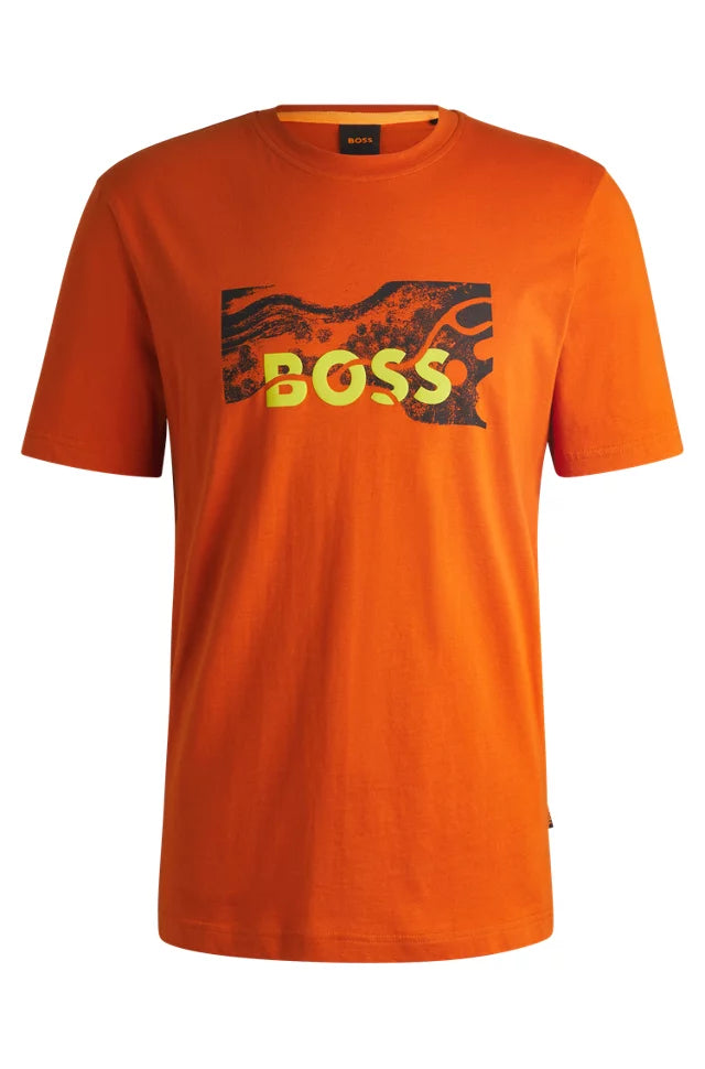 T-shirt col rond hugo boss orange