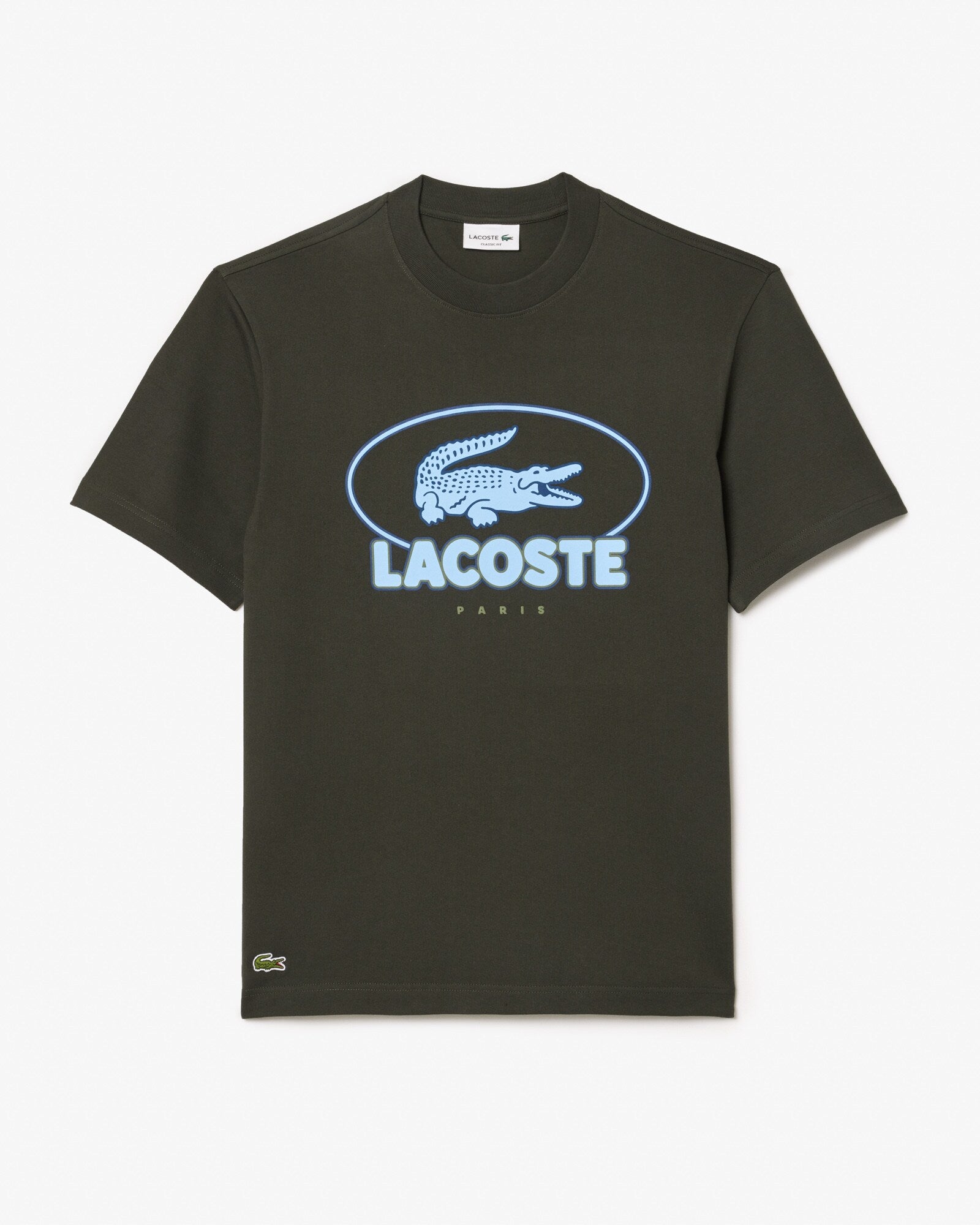 T-shirt Lacoste vert kaki