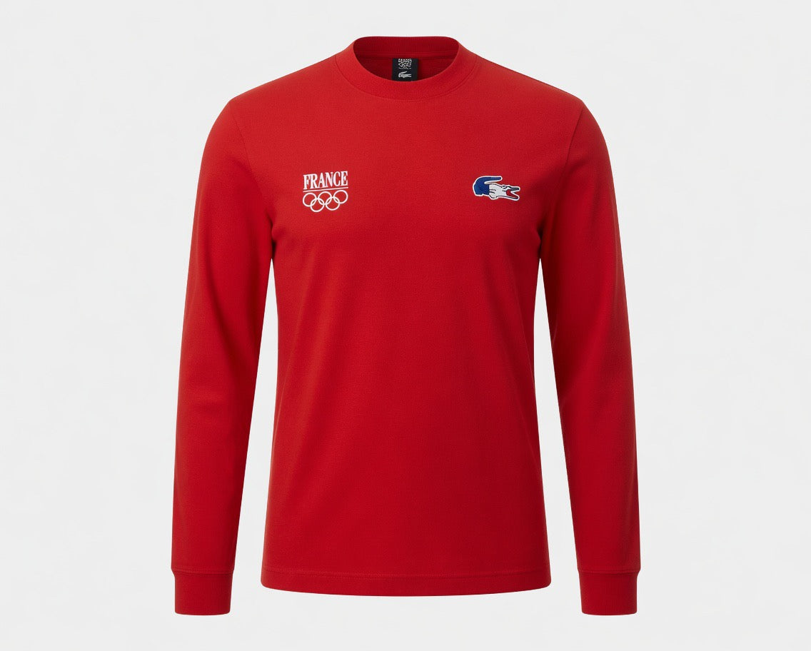 T-shirt Lacoste Jeux Olympique manche longue