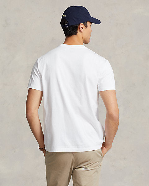 T-shirt col rond Ralph lauren iconique blanc