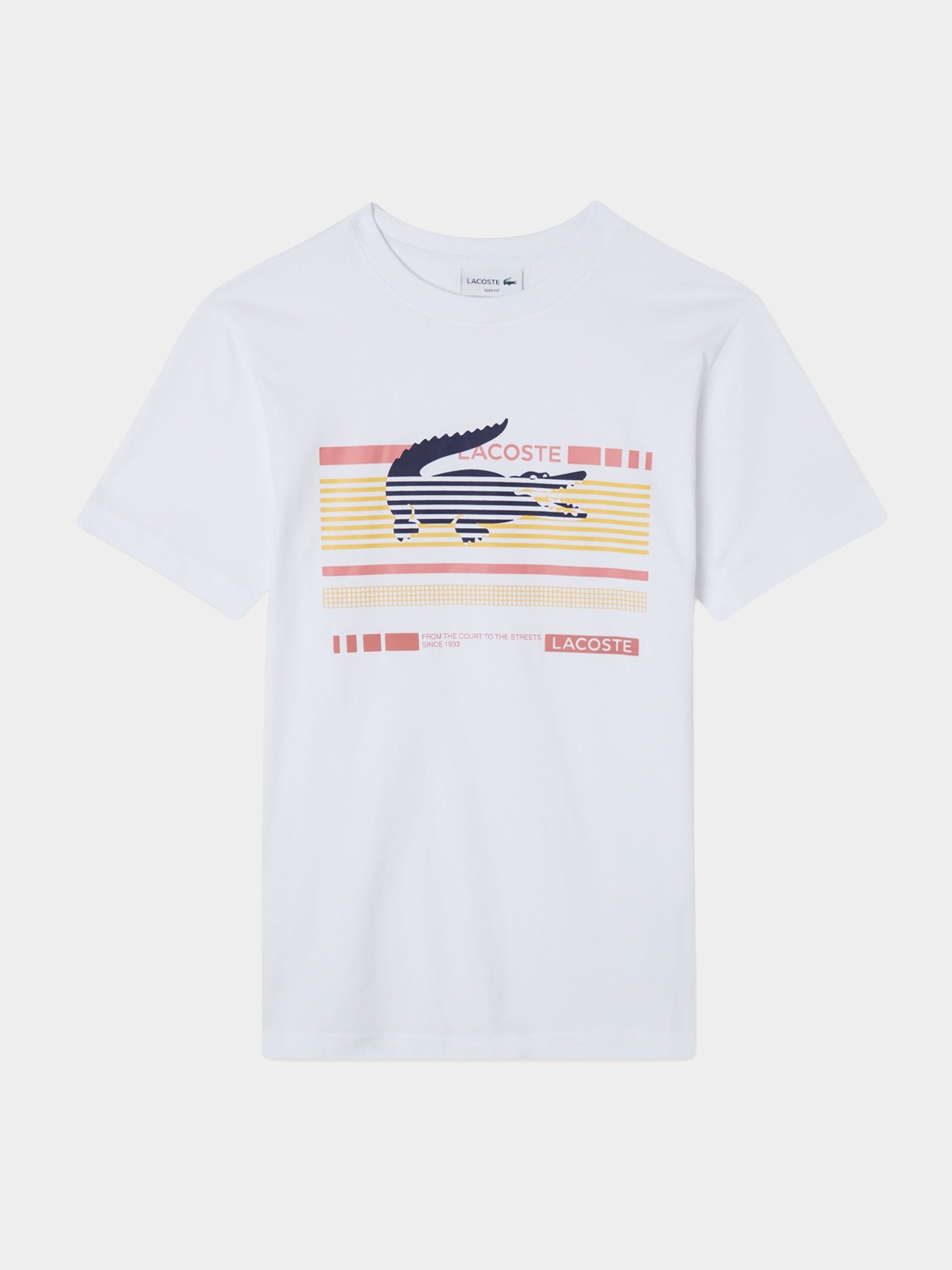 T-shirt Lacoste blanc