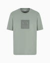 T-SHIRT AX COUPE CLASSIQUE EN COTON AVEC MAXI PATCH LOGO ASV