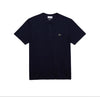 T-shirt col Henley boutonné Coupe régulière coton pima uni bleu-nuit