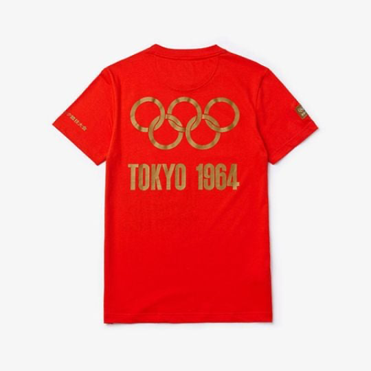 T-shirt Lacoste homme de la collection Heritage des Jeux Olympiques  de Tokyo 1964