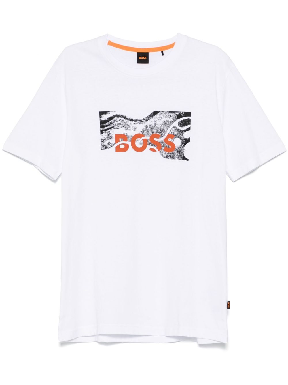 T-shirt col rond hugo boss blanc