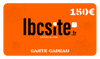 Carte-cadeau LBC150€
