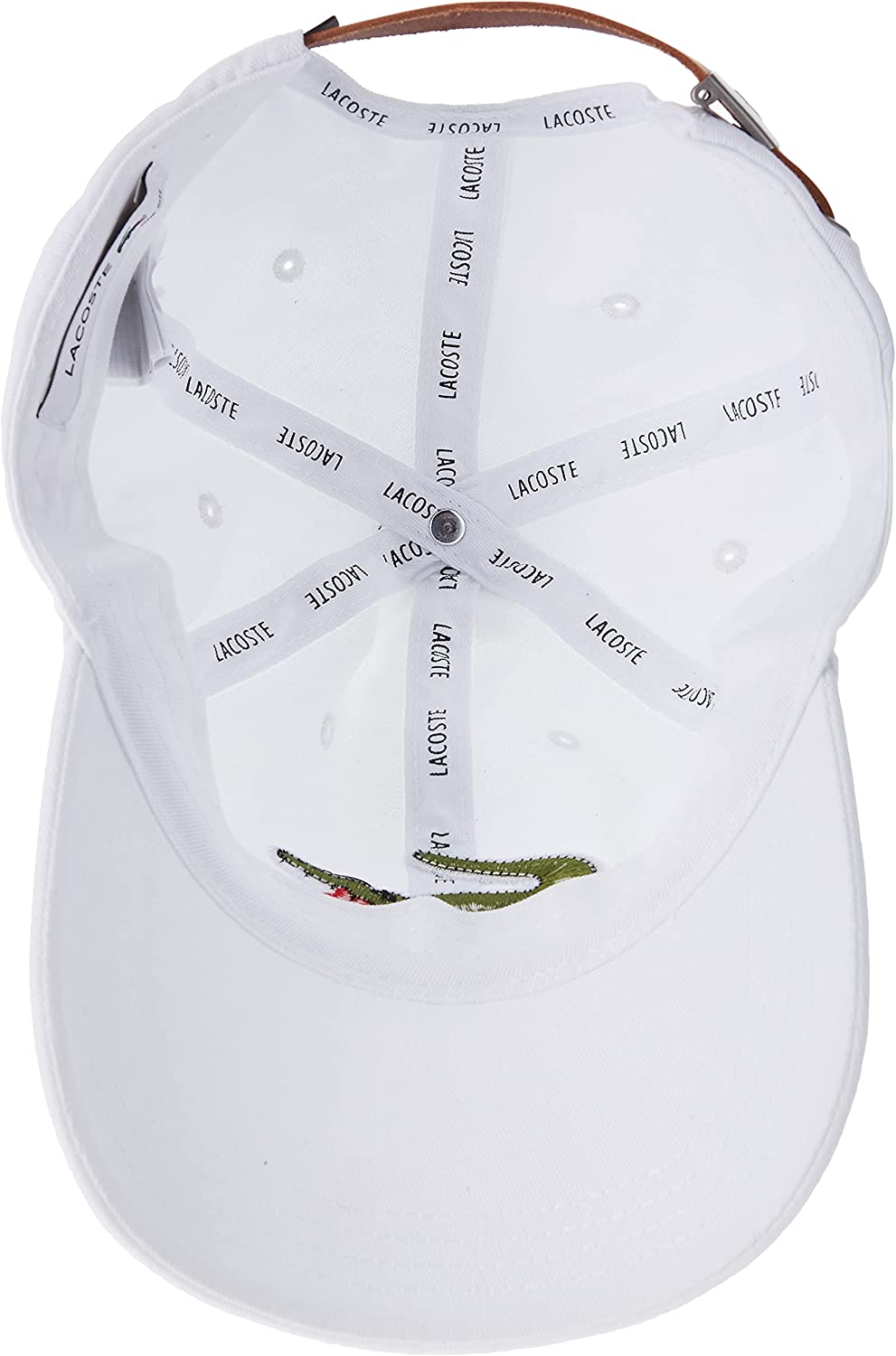 Casquette Lacoste crocodile vert brodé