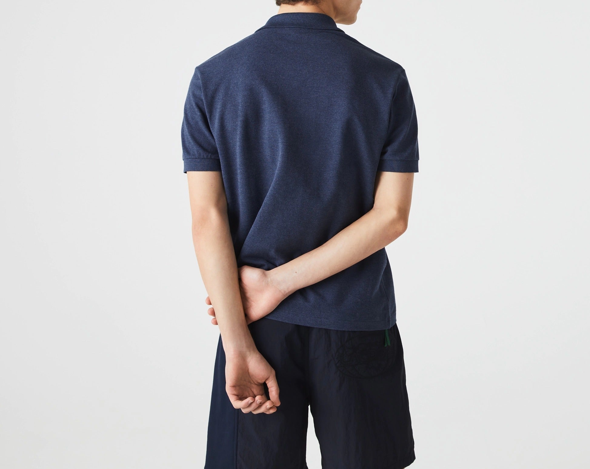 Polo Lacoste homme SPORT en coton mélangé uni