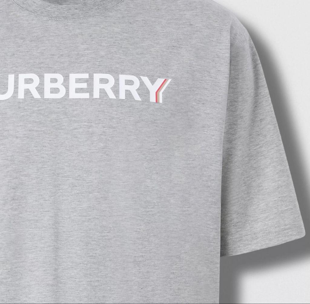 T-SHIRT BURBERRY EN JERSEY DE COTON IMPRIMÉ LOGO