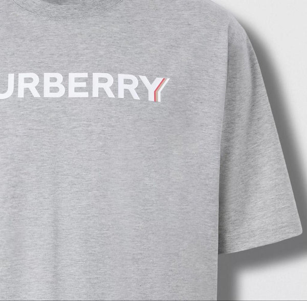 T-SHIRT BURBERRY EN JERSEY DE COTON IMPRIMÉ LOGO