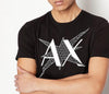 T-SHIRT ARMANI EXCHANGE EN JERSEY DE COTON À LOGO ARTISTIQUE