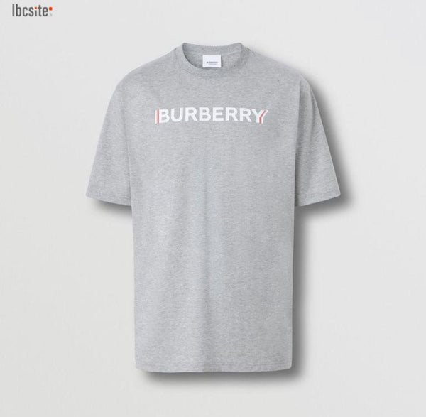 T-SHIRT BURBERRY EN JERSEY DE COTON IMPRIMÉ LOGO