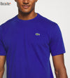 T-shirt Lacoste col rond en jersey de coton pima uni vert