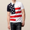 POLO LACOSTE HOMME DRAPEAU ÉTAT UNIS
