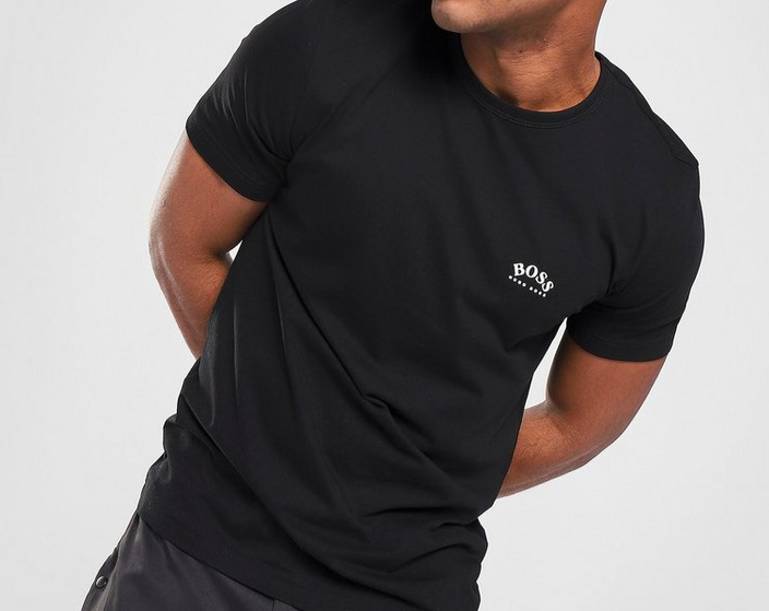 T-Shirt Boss Logo Incurvé